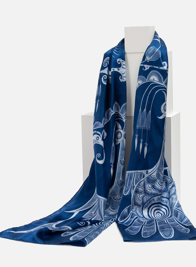 Sanchu Phoenxi silk long Scarf