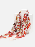 Yiyi Shenghui·Dragon Phoenix Tiger Silk Square Scarf