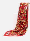 Yiyi Shenghui·Dragon Phoenix Tiger Silk Square Scarf