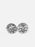 SANCHU PHOENIX distressed cutout earrings