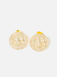 SANCHU PHOENIX hammered earrings